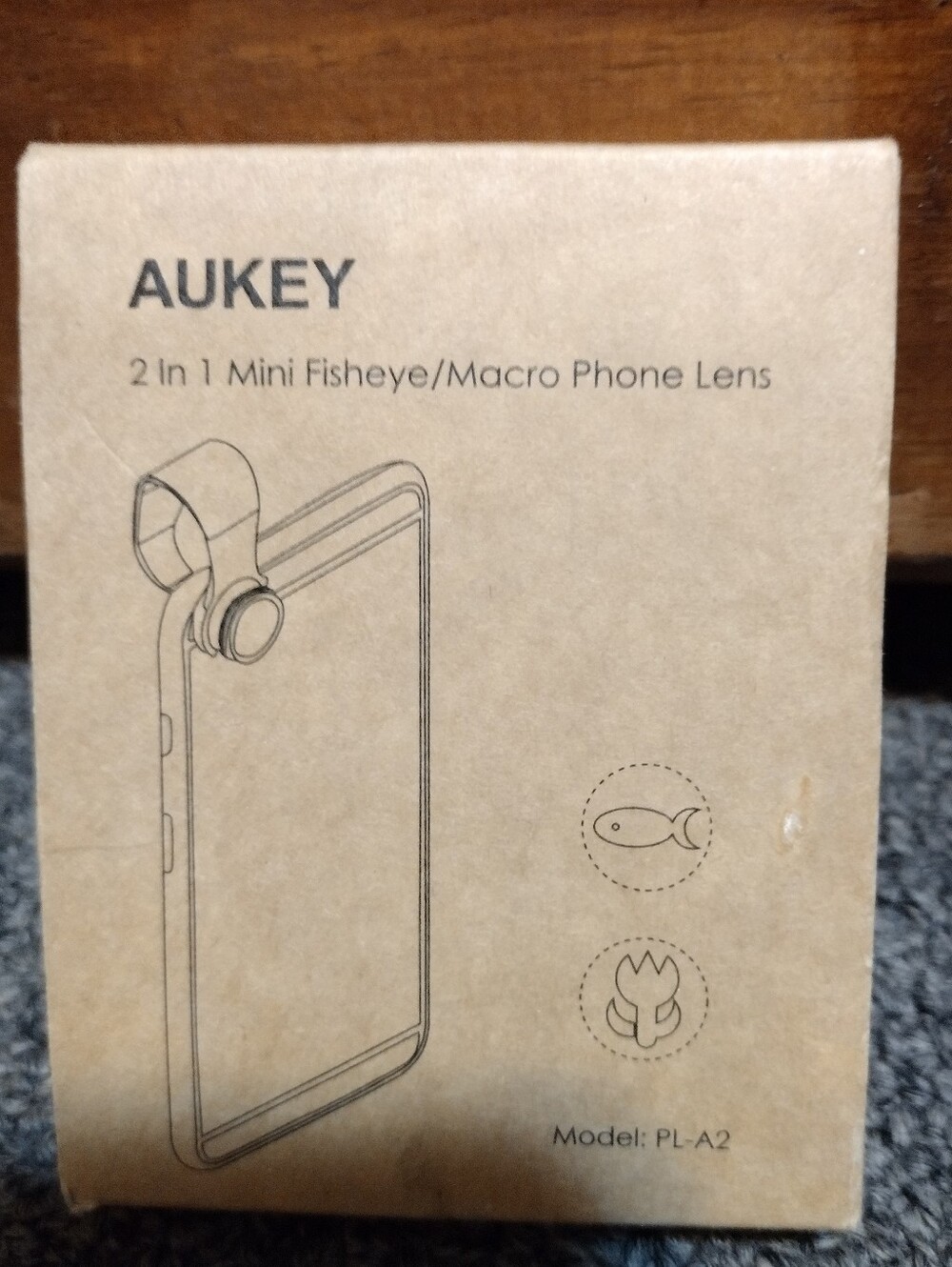 AUKEY 2-in-1 Mini Fisheye/Macro Phone Lenses